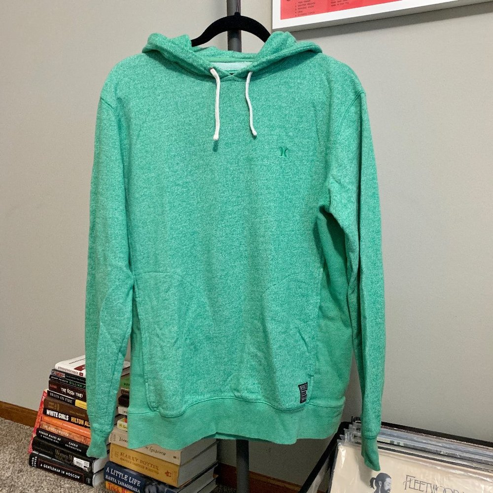 Men’s Hurley Marled Green Hoodie Medium Sweatshirt